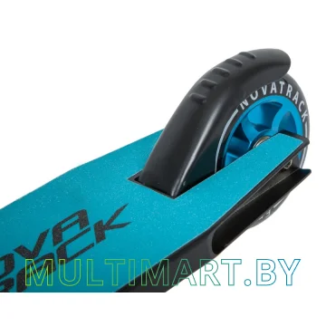 Самокат Novatrack Wolf EL Alloy 100A.WOLF.BBL20 (синий/черный, 2020) картинка 3